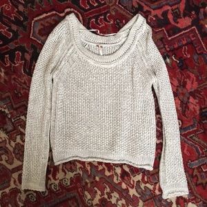 Free People chunky knit sweater